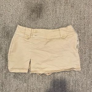 Kaki tiger mist mini skirt size small